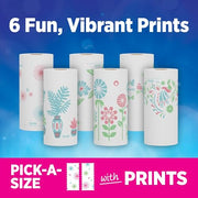 SPARKLE Pick-A-Size Paper Towels, 2-Ply Spirited Prints, 6 Double Rolls | Paper towels 6 pack: strong 2 ply paper towels with Pick-A-Size sheets, 6 double rolls, 660 sheets total