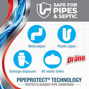 Drano Max Gel Drain Clog Remover & Cleaner, Safe for All Pipes, 80oz 2-Pack