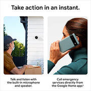 Google Nest Cam Outdoor or Indoor, Battery - Wireless Security Camera | Home security camera, built-in intelligent alerts, 1080p HDR video, works with Google Home and Alexa