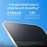 eufy Security SoloCam S340, 3K Dual-Lens Solar Security Camera | 360° Coverage, Pan & Tilt, No Blind Spots, AI Detection & Tracking, Color Night Vision, No Monthly Fee, Built-in 8GB