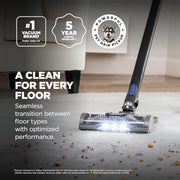 Shark Pet Cordless Stick Vacuum, 40-Min Runtime, Lightweight, Grey, IX141 | Powerful Suction, XL Dust Cup, LED Headlights, Removeable Handheld Vacuum for Carpet & Hard Floors, Crevice & Pet Tool​