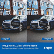 TP-Link Tapo 1080P Outdoor Wired Pan/Tilt Security Camera, C500 | 360° View, Motion Tracking, Works with Alexa & Google Home, Night Vision, Free AI Detection, Cloud & SD Card Storage