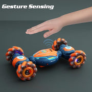 Gesture Sensing RC Stunt Car - Boys Girls Toys Age 6-8-12, 4WD Hand Controlled Remote Control Twist Car with Light & Music,Cool Birthday presents and Ideas Gifts for Kids Age 6 7 8 9 10 11 12 YearsOld