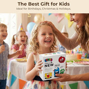 LovesTown 209 PCS Shapes Wooden Pattern Blocks for Kids | Geometric with Activity Cards, Storage Bag, Educational Tangram Puzzles, Great Learning Gift