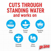 Drano Max Gel Drain Clog Remover & Cleaner, Safe for All Pipes, 80oz 2-Pack