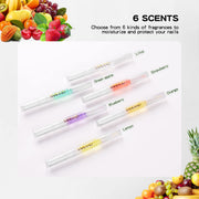 SAVILAND Natural Cuticle Oil Pen 6Pcs Vitamin E for Damaged Thin Nails | Revitalizing Cuticle Softener, Overnight Repair, Nail Strengthener, Plant-Based Jojoba & Olive Oil, Mess-Free Pen Applicator