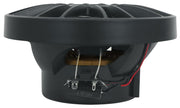 Rockville RM-PREMIUM-65 Black 6.5" 4-Ohm, Marine Boat Speakers Pair | 600W Peak, 150W RMS, 35Hz-20kHz, 93dB Sensitivity, True Coaxial Design, Weather-Resistant Grilles, Mounting Screws