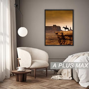 A PLUS MAX 16x20 Picture Frame Black Light Weight Wall Mount | 16 x 20 Inch Black Wood-grain Engineered Wood Material Frame for 16by20 Rectangular Photo Poster - 1 Pack/Black/16x20