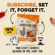 Roosty's Chicken Nesting Herbs Chili Mix, Coop Refresher, 16oz