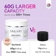 SAVILAND 60g Solid Builder Nail Gel Non-Sticky Sculpting Gel for Nail Art | 3d Sculpting Molding Gel for Carving Pattern Extension, Clay like Texture with Sequins Chrome Powder, Nail Art Home Manicure
