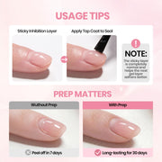 Beetles Hard Gel for Nails Nude Pink, 1 oz 9 in 1 Pink Builder Nail Gel | High Hardness for Sculpting, Nail Extension and Building, Protection Durable for Salon, UV LED Lamp Cured, DIY Art Manicure