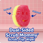 Scrub Mommy Kitchen Sponges - Dual-Sided Dish Sponges for Scrubbing - Non-Scratch Cleaning Sponges for Washing Dishes, Bathroom & Multi-Surface Cleaning - Online Exclusive (3 Count)