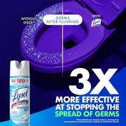 Lysol Disinfectant Spray, Sanitizer, Crisp Linen, 19 oz, 2 Pack | Multi-Surface Disinfecting & Sanitizing Antibacterial Room Spray, Deodorizer Spray, Home & Bathroom Cleaning Supplies