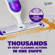 Swiffer PowerMop Liquid Floor Cleaner Refills, Solution for Power Mop, Fresh Scent, 2 Count Mopping Fluid Replacement Bottle, Spray Mops Cleaning Juice, No Bucket Needed, Multi-Surface and Wood