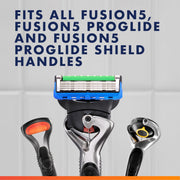 Gillette Fusion5 and ProGlide Men's Razor Blade Refills, 5-Blade Cartridges, Variety Pack, 12 Count