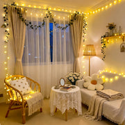 JMEXSUSS 100 LED Globe String Lights Indoor Bedroom, 33ft Fairy Lights | Connectable Warm White Christmas Light Plug in with Remote, 8 Modes Hanging Fairy Lights for Diwali Classroom Room Party Home