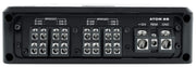Rockville Atom 8B Black 8-Channel Marine/Boat Amplifier Amp | 3500W Peak, 880W RMS, Bluetooth, 4/6/8-Channel Configurable, Class D, Dual 50-250Hz Crossovers, RCA Line Output