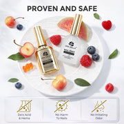 UNA GELLA Nail Dehydrator and Primer Set for Gel Nail Polish Acrylic Nails | HEMA-Free Primer, Acid-Free Formula, Air Dry Prep, Enhance Adhesion, Helps Prevent Lifting,10ml Dehydrator + 10ml Primer Set