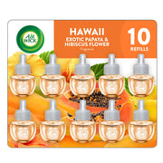 Air Wick Plug-In Scented Oil Refills, Hawaii with Essential Oils, 10 Count