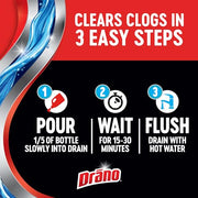 Drano Max Gel Drain Clog Remover & Cleaner, Safe for All Pipes, 80oz 2-Pack