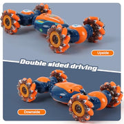 Gesture Sensing RC Stunt Car - Boys Girls Toys Age 6-8-12, 4WD Hand Controlled Remote Control Twist Car with Light & Music,Cool Birthday presents and Ideas Gifts for Kids Age 6 7 8 9 10 11 12 YearsOld