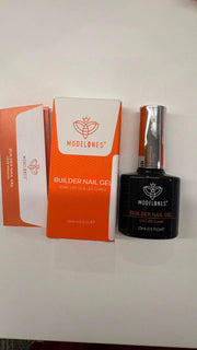 modelones Builder Nail Gel, 7-in-One Clear Builder for Nails, LED Cured | Color Rubber Base Gel Polish Coat Strengthener Thickening Extension Rhinestone Glue in a Bottle for DIY Home Salon