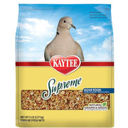 Kaytee Supreme Dove Food, Dove Bird Seed, 5 Pounds | Balanced daily nutrition. Whole-grain birdseed with seeds, grains and pellets. Bird food, no artificial colors or flavors