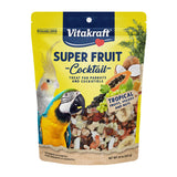 Vitakraft Super Fruit Cocktail Parrot and Cockatiel Treat 20 oz. | Real Dried Fruit, Wholesome Seed Blend, Natural Foraging Mix, Resealable Bag, 20 oz Pack