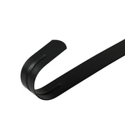 Aeranto Slim Over The Door Wreath Hanger for Front Door, 12" Black 1 Pack | Damage-free wreath holder, Easy to Use and Reusable Door Hook for Christmas, Thanksgiving, Halloween and Daily Décor