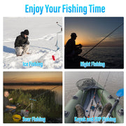 Underwater Fishing Camera 1080P HD 4.3" IPS Screen 50ft Cable | 6000mAh Battery, USB-C Charging, IR Night Vision, 220° Wide Angle, 66lb Cable, CE/FCC/RoHS, for Lake Boat Kayak Ice Fishing