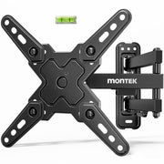 monTEK Full Motion Small TV Wall Mount for 13-43 Inch TVs up to 44 lb | ±90° Swivel, +5°/-15° Tilt, Landscape/Portrait Rotation, Extends 14.6 in, 4X Load Tested, VESA 200x200 mm, Single-Stud Mount