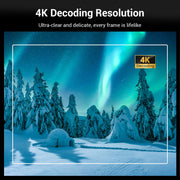 HAPPRUN 1500 ANSI Smart Outdoor Projector, Built-in Apps, 30W Dolby Audio | 4K Decoding,Auto Focus,10K+ Apps,Movie Projector with WiFi Bluetooth,Portable Indoor Proyector Compatible with Phone/TV Stick