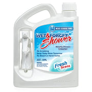Wet & Forget Shower Cleaner Spray, No Scrub, Fresh Scent, 64 Fl Oz | No-scrub, no rinse, bleach-free, weekly shower cleaner. Cleans & prevents soap scum & grime; for glass, tile, grout & more