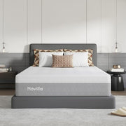 Novilla Bliss Mattress Queen Size, 14 Inch Gel Queen Memory Foam Mattress | Cooling Comfort & Pressure Relieving, Target Zoned Support for Back Pain Relief, CertiPUR US Certified Foams