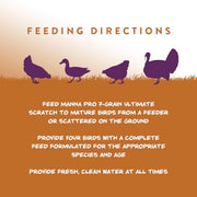 Manna Pro 7-Grain Ultimate Chicken Scratch Treat, Non-GMO, 10 lb Bag | 7-Grain Scratch Treat Blend, Non-GMO Ingredients, Natural Multigrain Recipe, For Chickens, Hens & Backyard Flocks