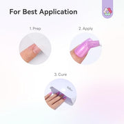 SAVILAND One-Step Gel Nail Polish Pens Set, 6 Colors Pearl Pink Blue | 3 in 1 Gel Polish Set Beginner, Base & Color Gel & Top in One Pen, Aurora Effect, Travel 4ml, U V Lamp Needed, Women Gift