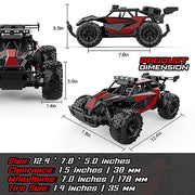 BLUEJAY Remote Control Car, 2.4GHz High Speed 33KM/H RC Cars Toys | 1:12 Monster RC Truck Off Road with LED Headlight and Rechargeable Battery Gifts for Adults Boys 8-12