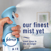 Febreze Air Mist, Air Freshener Spray, Odor Fighting Room Spray, Deodorizer for Home Bathroom Kitchen Office Apartment Dorm Room Classroom, Linen & Sky Scent, 8.1oz (Pack of 2)