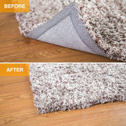 Home Techpro Vacuum Tech Rug Pad Gripper for Hardwood Floors No Damage Tape | New Material to Keep Your Rug in Place, Runner Rug Non Slip Rug Corner Pads Stickers for Carpet, Area Rug, Heavy Duty, 4PCS
