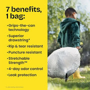 Glad ForceFlex Tall Kitchen Trash Bags, 13 Gallon, Fragrance Free, 110 Count (Package May Vary)