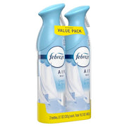 Febreze Air Mist, Air Freshener Spray, Odor Fighting Room Spray, Deodorizer for Home Bathroom Kitchen Office Apartment Dorm Room Classroom, Linen & Sky Scent, 8.1oz (Pack of 2)