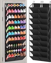 UVIAHOMI 20-30 Pairs Over the Door Shoe Organizer, 10-Tier Door Shoes Rack