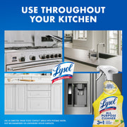 Lysol All Purpose Cleaner Spray, Disinfectant, Lemon, 32oz | Multipurpose Cleaner, Sanitizer & Disinfectant Spray, Degreaser, Multi-Surface Kitchen & Bathroom Cleaner, Cleaning Supplies