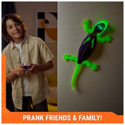 HEX BOTS Glow-in-the-Dark Wall Crawler Gecko Remote Control Toy | Glow-in-the-Dark RC Toy, Wall Climbing Technology, Realistic Limbs, Easy to Use Remote, Prank Toys & Gifts for Kids Ages 4+