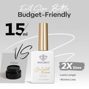 modelones White French Tip Liner Gel Polish 15ml with Precision Brush | High-Pigment Color Nail Art Gel Paint Crisp Swirl Fine Line Design Beginner Friendly Long Lasting Soak Off U V Cure Manicure