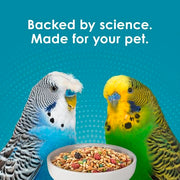 Kaytee Forti-Diet Pro Health Nourish+Protect Parakeet Food, 2 Pounds | Balanced digestion daily. Parakeet seed with superfoods. Prebiotics, probiotics, small bird food