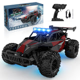 BLUEJAY Remote Control Car, 2.4GHz High Speed 33KM/H RC Cars Toys | 1:12 Monster RC Truck Off Road with LED Headlight and Rechargeable Battery Gifts for Adults Boys 8-12