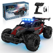 BLUEJAY Remote Control Car, 2.4GHz High Speed 33KM/H RC Cars Toys | 1:12 Monster RC Truck Off Road with LED Headlight and Rechargeable Battery Gifts for Adults Boys 8-12