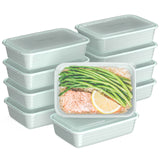 Bentgo Prep Meal Prep Containers with Lids, 20 Piece, PFAS & BPA-Free | 4-Cup Capacity, Portion Control, Stackable, Microwave, Freezer & Dishwasher-Safe, Reusable (Mint)