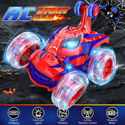 Mafbeanl Remote Control Car Stunt RC Cars 360° Rotating | 2.4GHz Rechargeable Wheel Lights Toys Car Gift for Boys 3 4 5 6 7 8 9 10 11 12